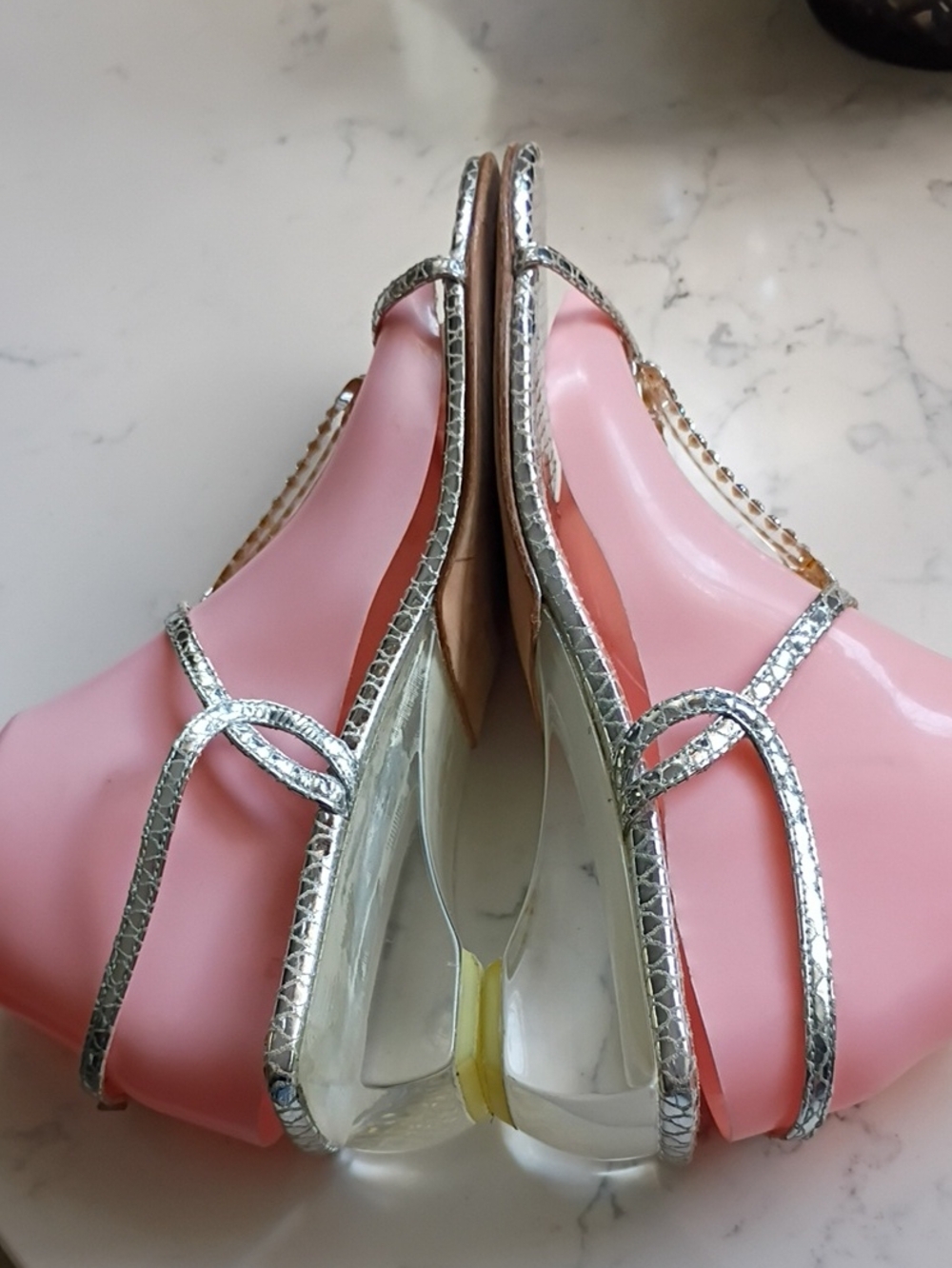 STUART WEITZMAN Women’s Jeweled T-Strap Sandals - Picture 6 of 10